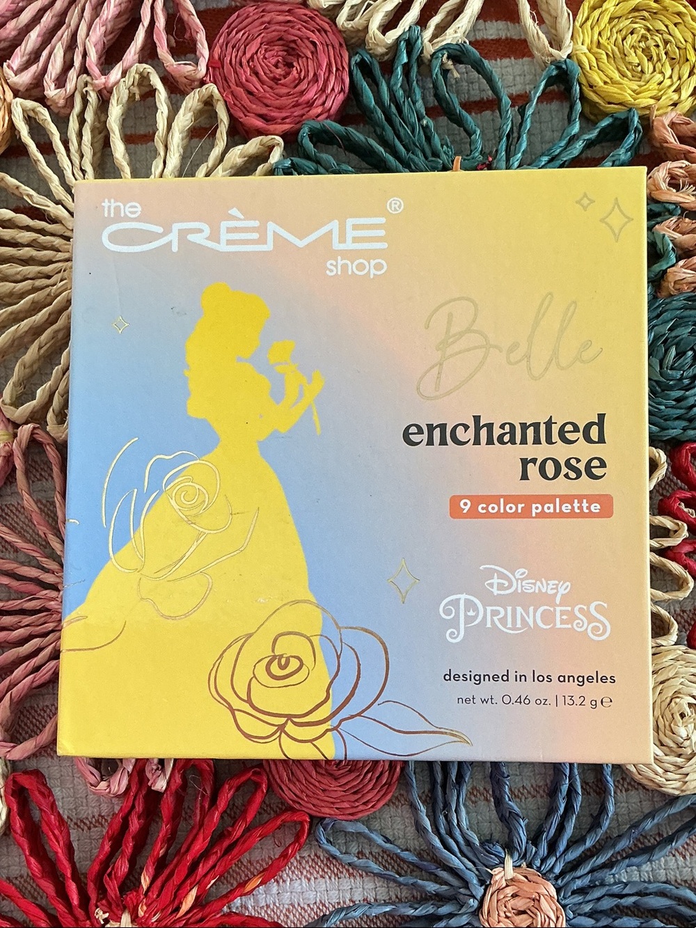 Disney Princess Belle Enchanted Rose 9-Color Eye Palette - Yellow